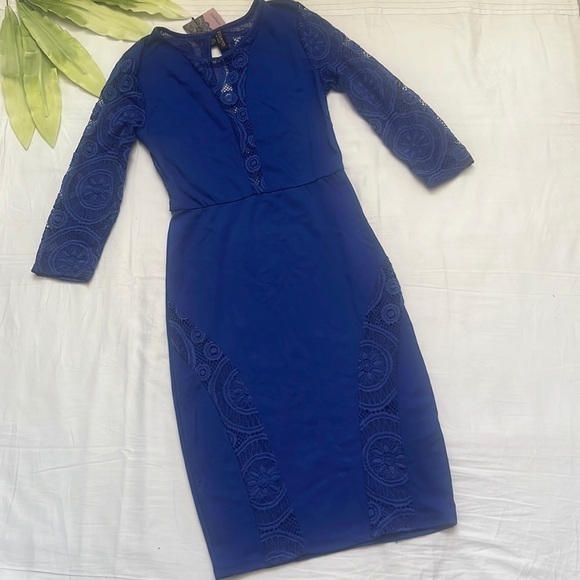 Revamped Dresses & Skirts - Nwt Revamped Lace Bodycon Dress